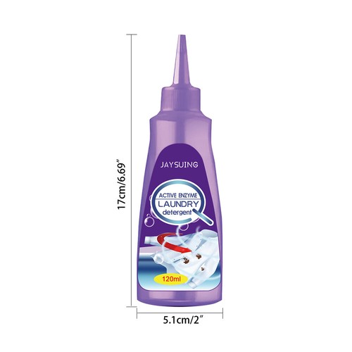 Active Enzyme Laundry Stain Remover Clothes Garment Stubborn Stain Cleaner 120ml - Picture 16 of 16