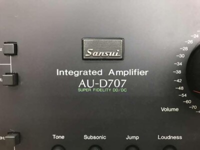 SANSUI AU-D707 Integrated Amplifier AC100V Working Properly