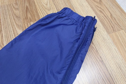 PANTALONE GIACCA A VENTO VINTAGE ASICS PANTALONE NYLON BLU NAVY taglia X-LARGE, XL - Foto 3 di 6