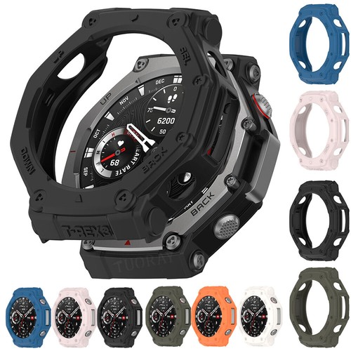 Für Huami AmazFit T-Rex 3 Sport Silikon Armband Strap TPU Case Smartwatch - Bild 16 von 128