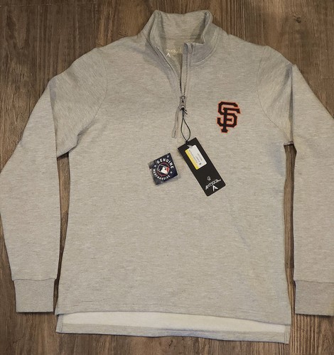 Antiqua San Francisco Giants Pull Over Sweat Shirt Woman's Small NWT