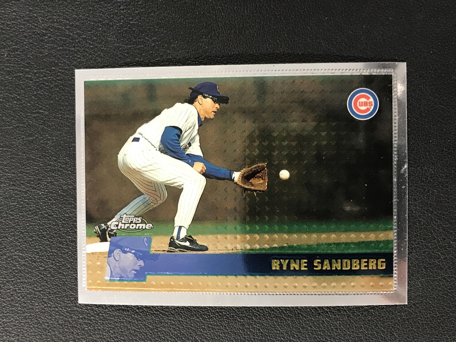 1996 Topps Chrome #144 Ryne Sandberg Chicago Cubs