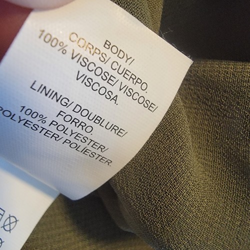 Vestido Lucky Brand para mujer de verano fluido floral forrado con cinturón midi talla XS - Imagen 9 de 10