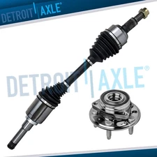 Front Left CV Axle Wheel Bearing Hub for 2010-17 Chevy Equinox GMC Terrain 2.4L