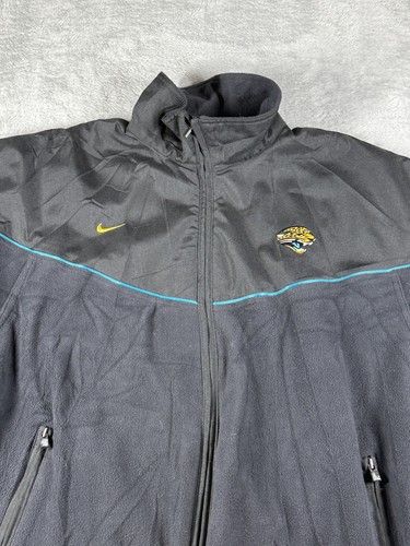 Vintage Jacksonville Jaguars Jacket Mens Large Nike NFL Football Fleece 2000s - Picture 2 of 15