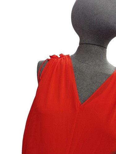 Reiss Dress Burnt Orange New With Tags Occasion Races Party Wedding Uk Size 6  - Picture 3 of 12