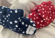 TWO 2 PAIRS Women s Bootie Slippers Stars w/Sherpa Linings Sz. S/M 6-8