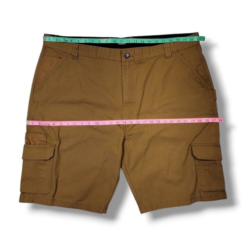 Men's Dickies Ripstop Ultimate Cargo Brown Shorts Multi Use Pockets Sz 44 - Picture 3 of 16