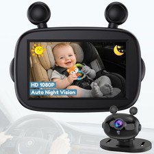 HD 1080P Day Night Vision Baby Car Camera - Easy to Install 150 Wide Angle...