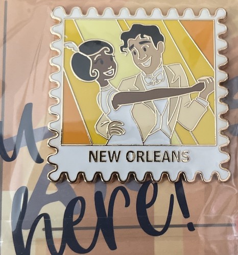 Disney LE 1500 Postkarte Pin - Wish you were here - TIANAS PALAST Neu in Verpackung - Bild 2 von 3