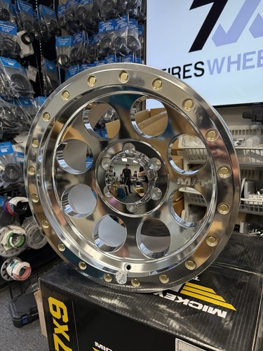 (Set of 4) Mickey Thompson Classic Pro 17x9 6x5.5" -12mm Polished Wheels Rims - Bild 4 von 8