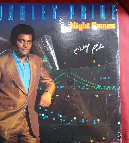 Charley Pride (AUTOGRAPHED) - Night Games. 1983 RCA (AHL1-4822) Mint, Sealed - Picture 2 of 8