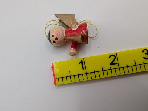 set Of 11 Vintage Wooden Hanging Christmas Tree Ornaments - Picture 13 of 13