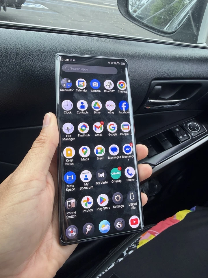 Smartphone Desbloqueado Doble Sim Metavertu 1 18/1tb Fibra Carbono Android 5G LTE Foto 2 de 4