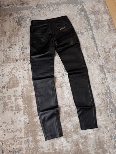 VTG Just Cavalli Luxury Black Leather Pants - Picture 5 of 12