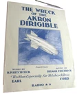 1933 THE WRECK OF THE AKRON DIRIGIBLE SHEET MUSIC, R.P Hitchcock, Blimp Airship
