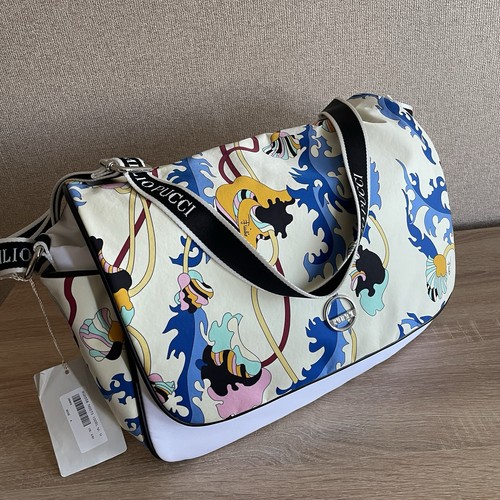RRP$750 RARE Women's Emilio Pucci Logo Baby Changing Bag Made in Italy - Picture 4 of 20