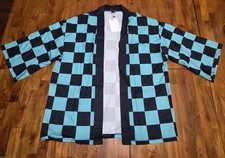 Niepce Men's Demon Slayer Streetwear Lightweight Japanese Kimono Cardigan XL