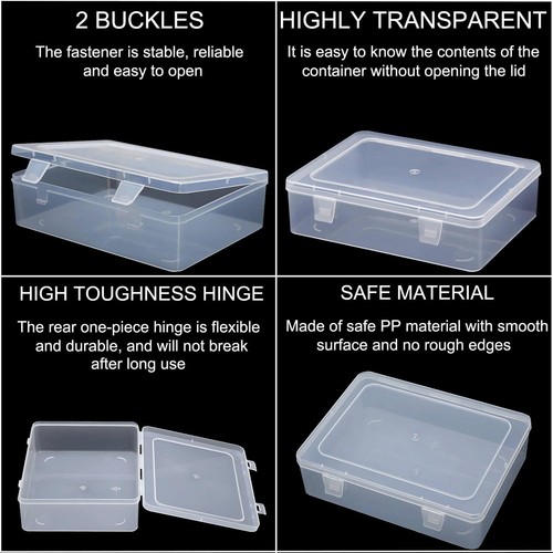 Bead Organizer Box, 90pcs Small Clear Plastic Storage Containers, Craft Stora... - Picture 9 of 9