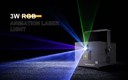 New Version 3W RGB Animation Laser Light 2D 3D Project Full Color For Disco DJ - Picture 17 of 24