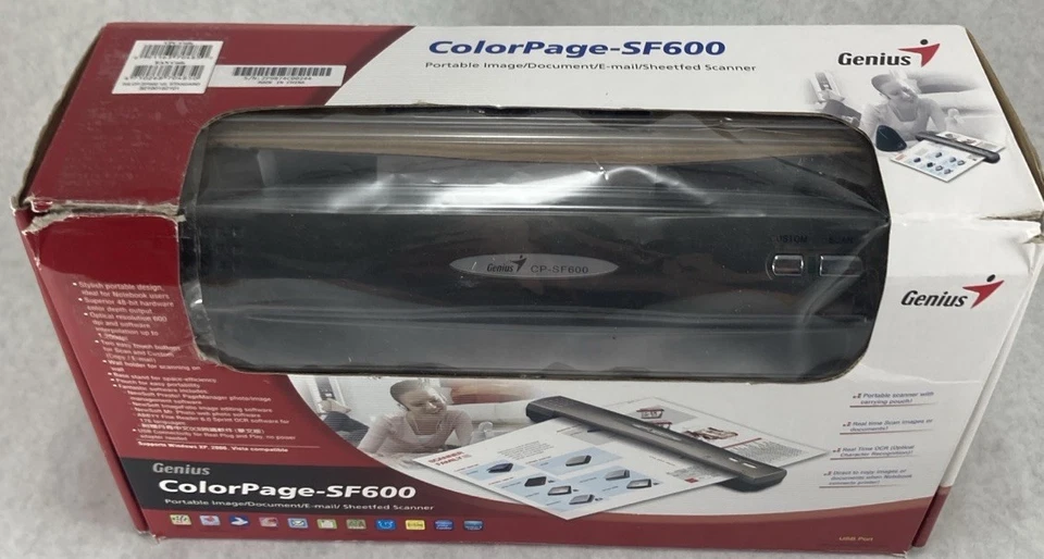 Genius Colorpage-SF600 Portable Document Sheetfed Scanner Works - Image 2 of 4