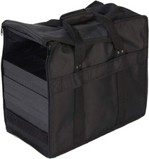 Black Jewelry Tray Carrying Case - 16" L X 9" W X 13  H - Durable Jewelry Display