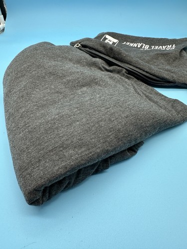 G Force Packable Travel Blanket In A Bag Grau Flugzeugdecke - Bild 3 von 4