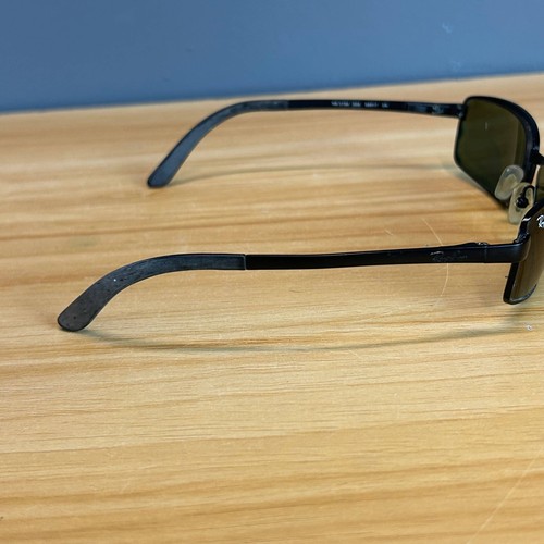 Ray-Ban RB 3194 006 Sunglasses Black Rectangular Frame Only Italy 59-17 3N - Picture 3 of 12
