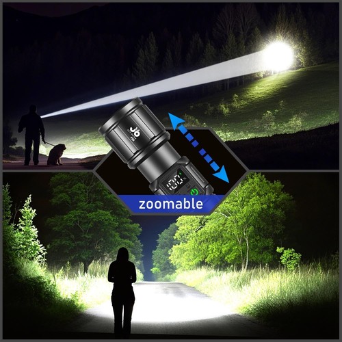 Flashlights High Lumens, Rechargeable Flashlight 1000,000 Lumens with Magneti... - Picture 3 of 8