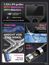 Endoscope Camera Articulated Endoscope Universal 720° 1080P HD Inspection Camera