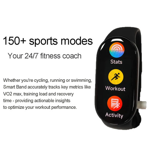 Smart Band 1,72" Display 150+ Sportmodi Herzfrequenz Broadcast 5ATM wasserdicht - Bild 10 von 15