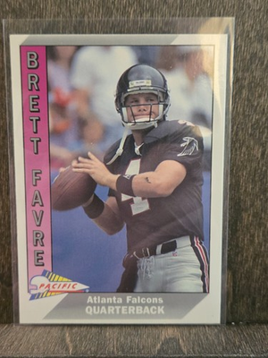 #ad 1991 Pacific #551 Brett Favre RC Atlanta Falcons Green Bay Packers B $2.99