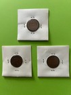 Lot #6)  1948 P-D-S 3pc Lincoln Wheat 1c Set X-XF in separate coin flip holders — photo 2