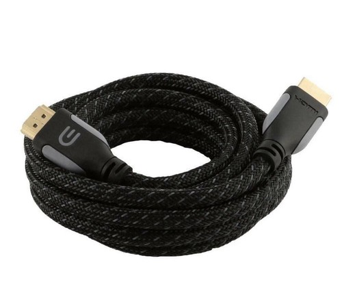 Commercial Electric 15 ft. Deluxe HDMI 2.0 Braided Cable with Gold Plated Ends