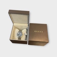 Gucci GG2570 41MM Dark Blue Dial Stainless Steel Bracelet Men's Watch YA142303