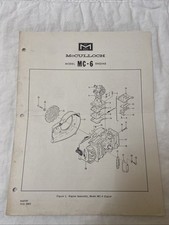 Vintage snowmobile McCulloch&#39;s MC-6 Engine Go-carts