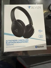 V7 Wireless Noise Canceling Stereo Headset Over-the-Head Black (HB800ANC) New 