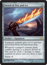 1x Sword of Fire and Ice Moderate Play MTG Magic - Kid Icarus -