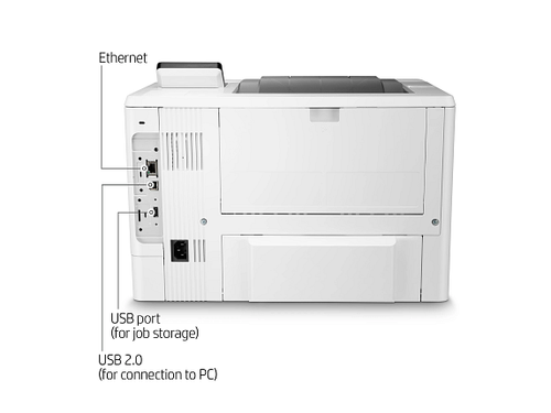 HP LaserJet Enterprise M507n Laser Printer, Black And White Mobile Print Up to - Afbeelding 10 van 10