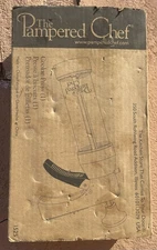 The Pampered Chef Cookie Press New #1525 Retired 16 Discs In Original Box