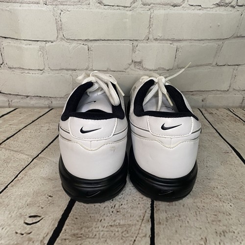 Nike Air Durasport II Golf Shoes White/Black Men’s Size 9.5 Cleats 418561-101 - Picture 5 of 7