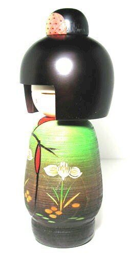 Japanische Kokeshi Puppe von Fujikawa Masae Izumino Volkskunst Handwerk Made in Japan - Bild 2 von 4