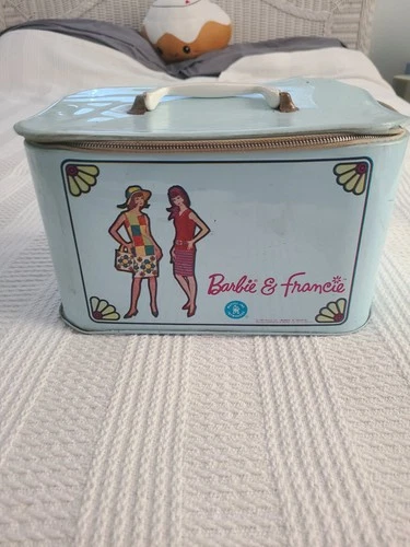 Barbie & Francie Doll Case Wardrobe Mattel 1965 Accessories Case Vintage