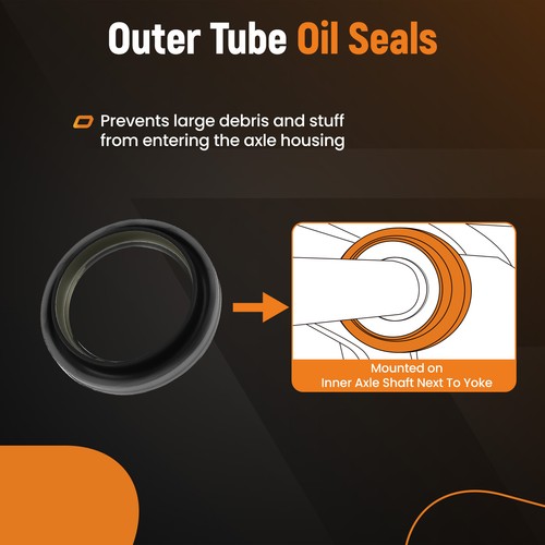 6PC Axle Vacuum Seal Set For Ford F250-F550 Super Duty Dana 50/60 98-04 50491 - Picture 7 of 20