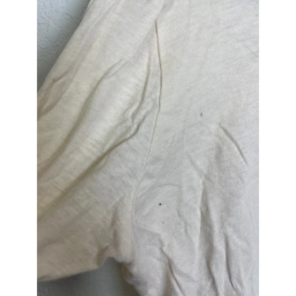 Camiseta Love This Life Wear Manga Larga Bird of Paradise Crema XL Algodón Orgánico Foto 4 de 4