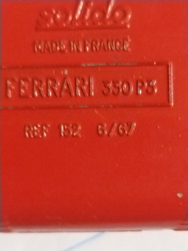 Vintage Solido Diecast Ferrari 330PS RJF 152 6/67 . - Picture 12 of 12