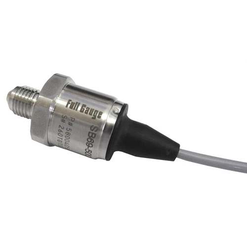 Full Gauge SB69-200A Pressure Transducer, 1/4 in SAE Male, 0-200 Psi (0-13.8 bar
