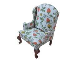 Concord Miniatures Padded Lounge Chair Original Box #3138 Vintage 1970s