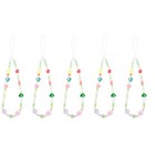  5pcs Perlen Telefon Lanyard Anti-verlorene Telefonkette Perlen