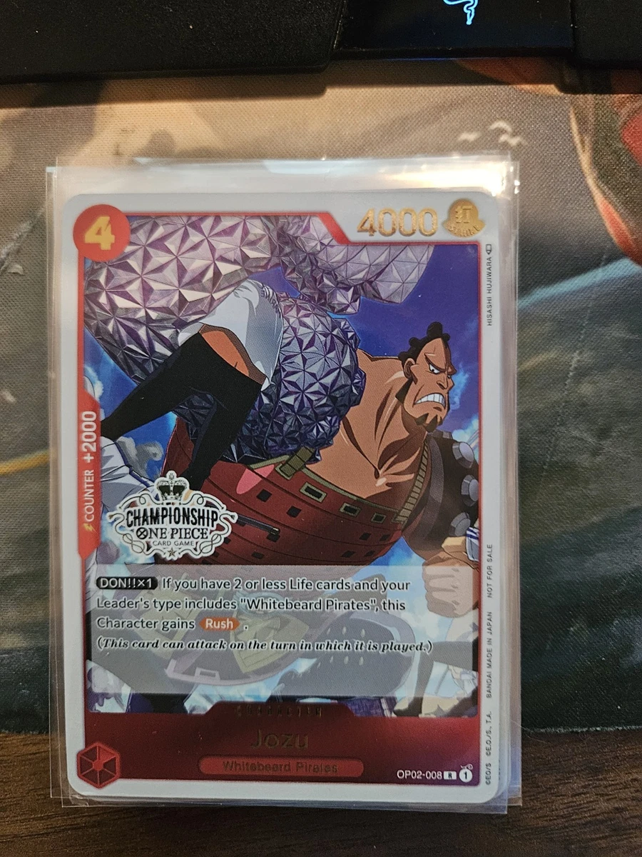 Jozu OP02-008 One Piece Promotion Cards for sale | eBay
